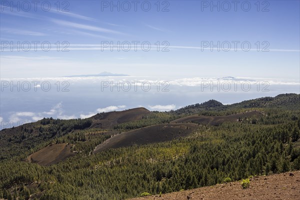 Volcanic landscape on the 'Ruta de los Volcanes'