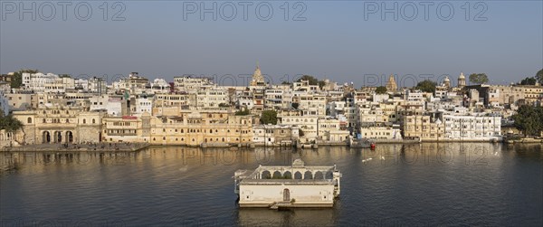 Panoramic view of the ghats
