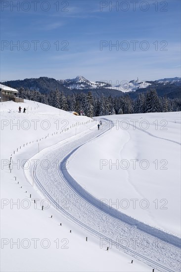 Cross-country ski run