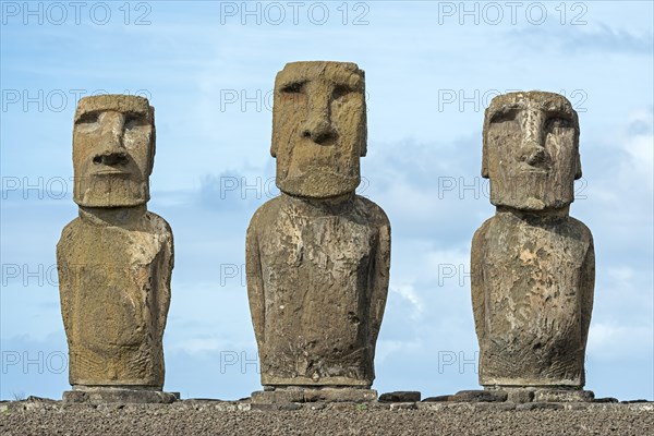 Group of Moai