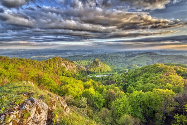 Castle of Vrsatec in Nature Reserve Vrsatske rocks