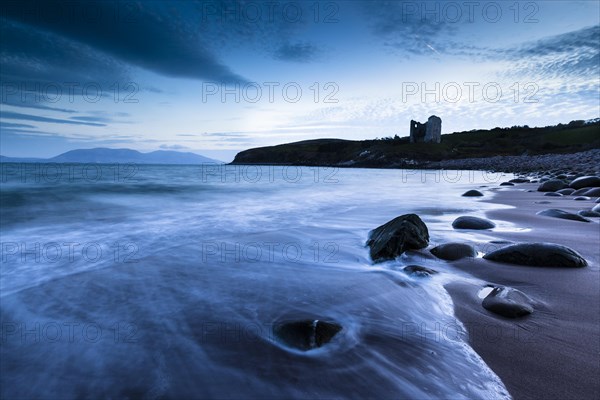 Round stones on Minard Beach