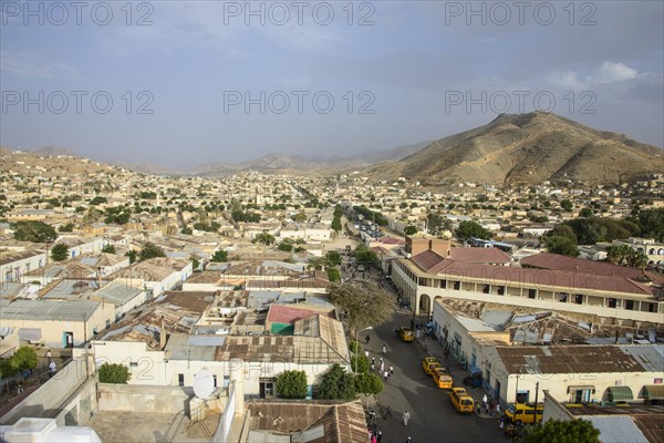 Overlooking the town of Keren in the highlands