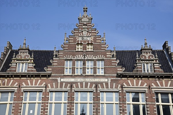 Gable of a historic building on the Grote Markt