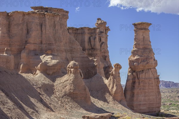 Rock formations on the el Monje lookout