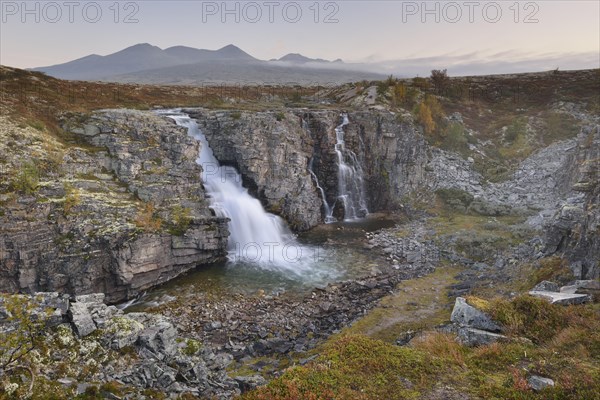 Storulfossen waterfall on the Store Ula River