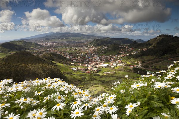 View from the Mirador de San Cristobal de Jardina to La Laguna and the Anaga Mountains