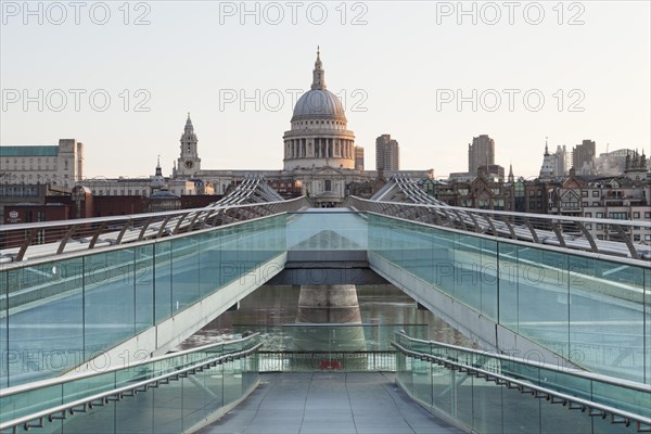 Millenium Bridge and St Paul's Cathedral