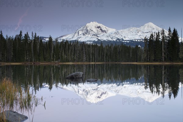 Scott Lake with Three Sisters