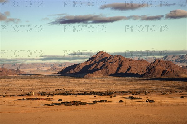 View from Elim Dune onto grass steppe