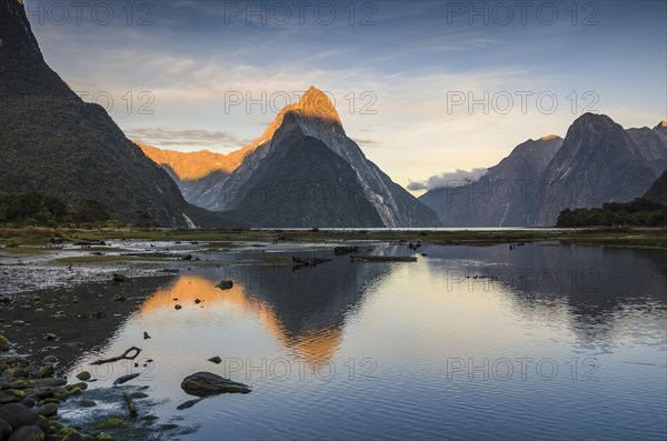 Mitre Peak in the morning light