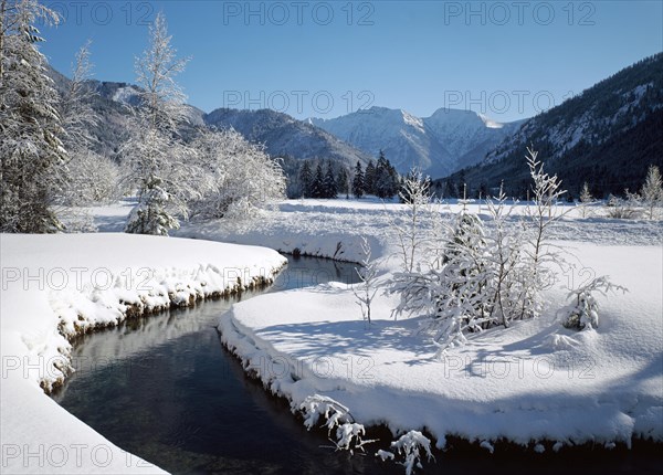 Estergebirge and Kleine Ammer from Ettaler Weidmoos