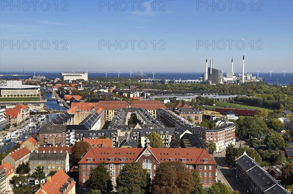 View over the old town from the tower of the Church of the Redeemer