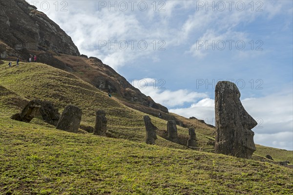 Group of Moai