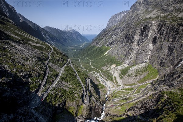 Trollstigen serpentine mountain road