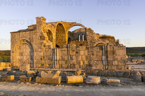 Church ruins in the evening light