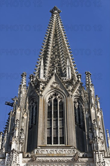 Left spire of the Regensburg Cathedral