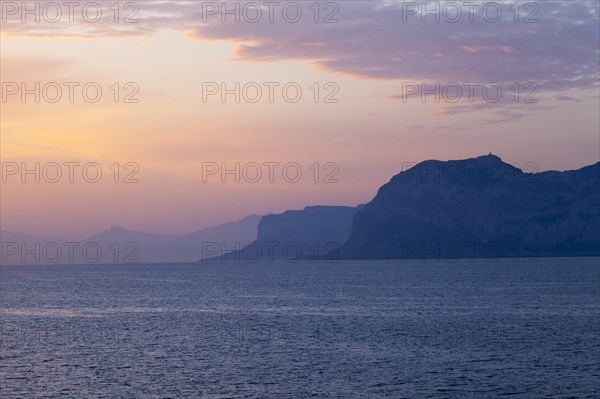 Sunrise over the Tyrrhenian Sea