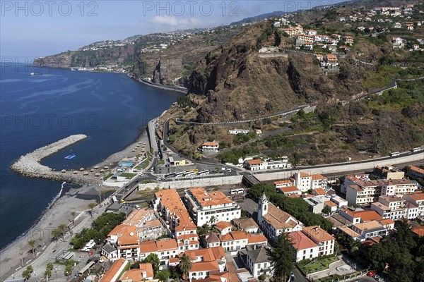 View of Ribeira Brava and the south coast