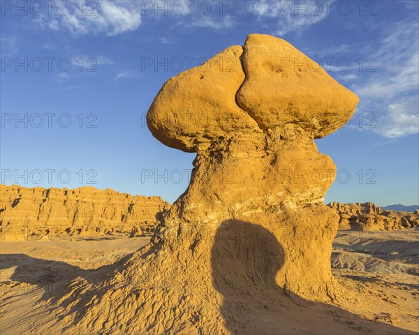 Rock formations in the evening light