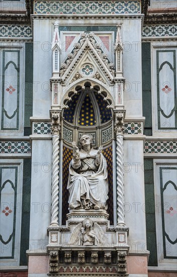 Marble facade of Florence Cathedral