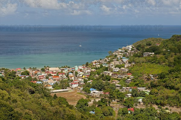 Fishing village on the coast