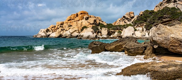 Granite rocky coast