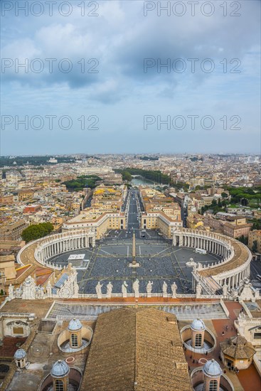 View from the dome of St. Peter's Basilica