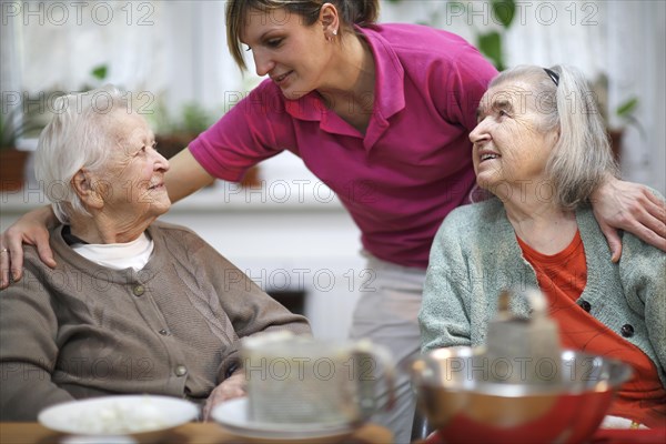 Two elderly women