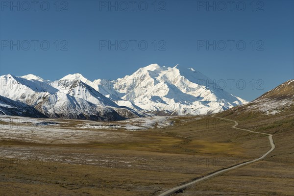 Denali Park Road with Mount McKinley