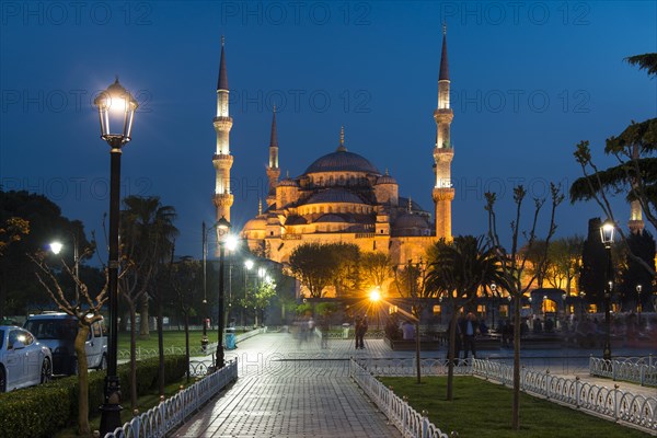 Illuminated Sultan Ahmed Mosque