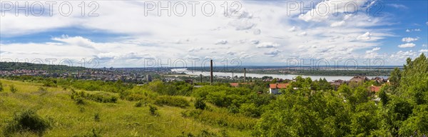 Overlooking the Danube River and Belgrade