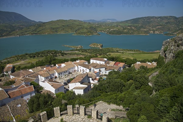 Townscape and Zahara-El Gastor Reservoir