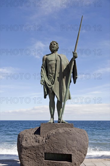 Statue of Guanche king Mencey Adjona