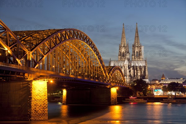 Cologne Cathedral and Hohenzollern Bridge