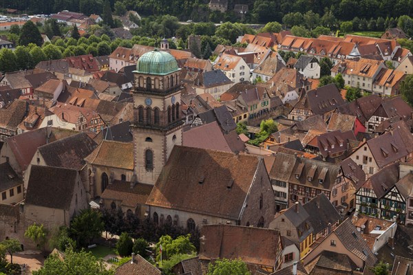 Town view with Church Sainte-Croix