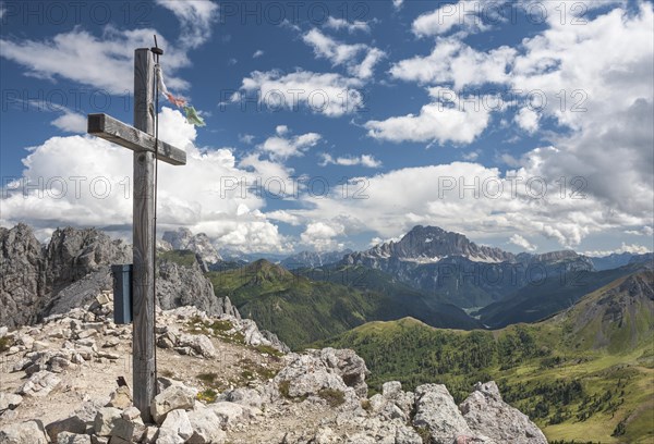 Summit cross of Mt Settsass