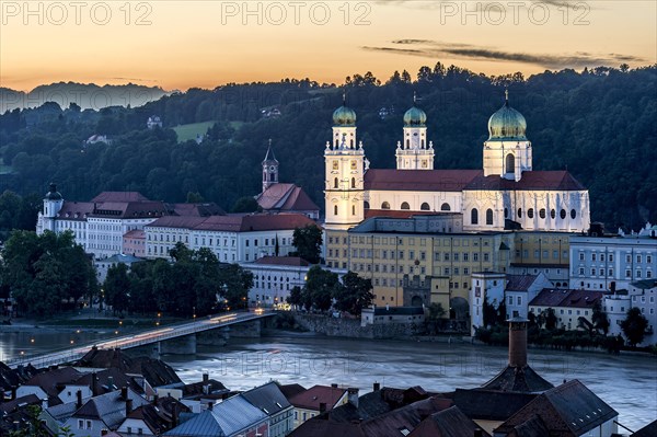 Inn river with Marienbrucke bridge