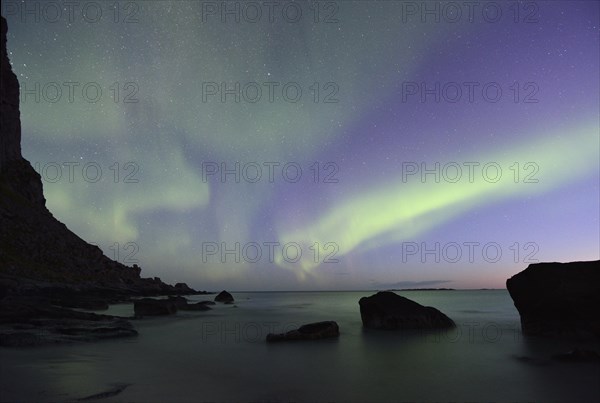 Northern Lights on Utakleiv Beach