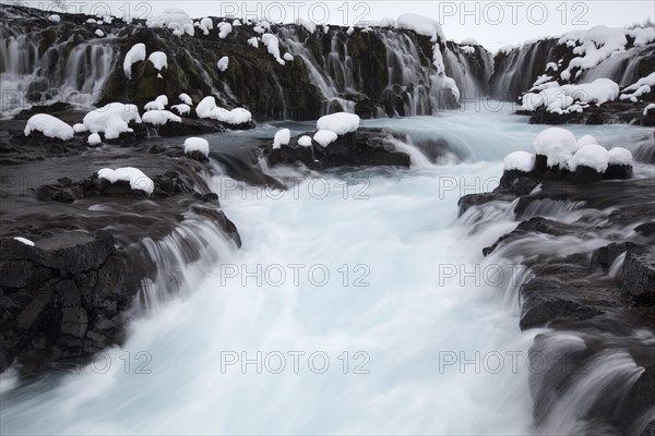 Bruarfoss in winter