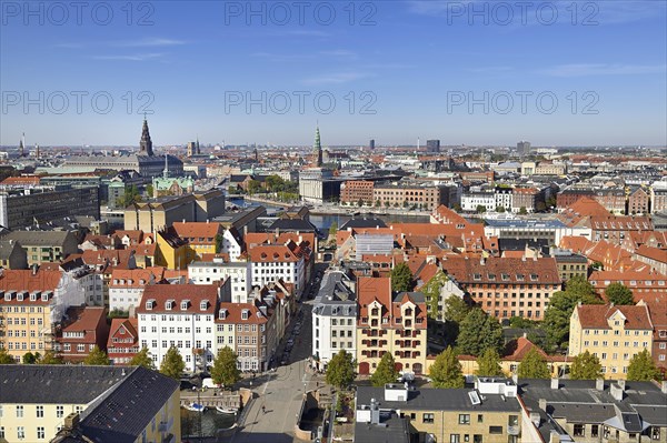 View over the old town from the tower of the Church of the Redeemer