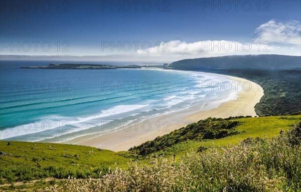 Sandy beach on the coast