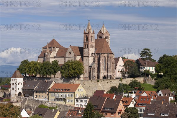 Townscape with Munsterberg and St. Stephansmunster cathedral