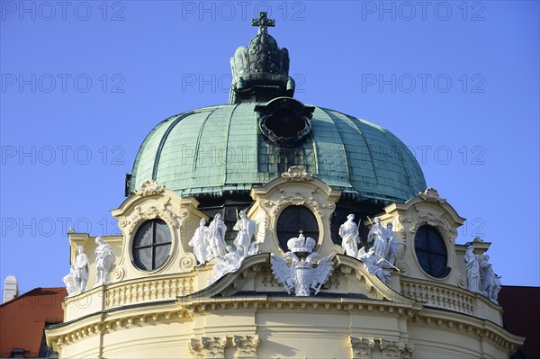 Dome of the imperial wing with the imperial crown