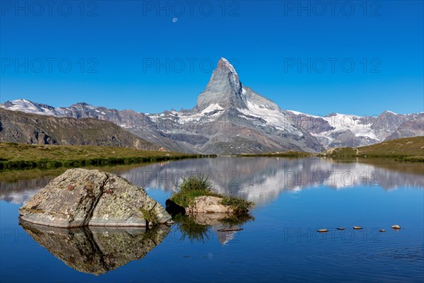 Matterhorn reflected in the Stellisee