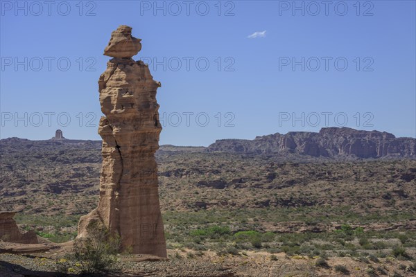 Rock formations on the el Monje lookout