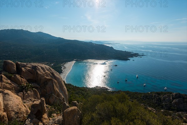 Coastline with sandy beach