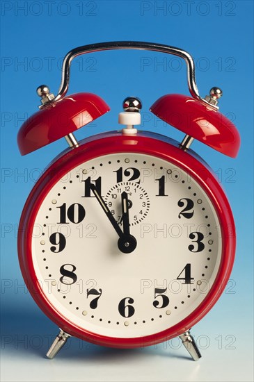 Red alarm clock