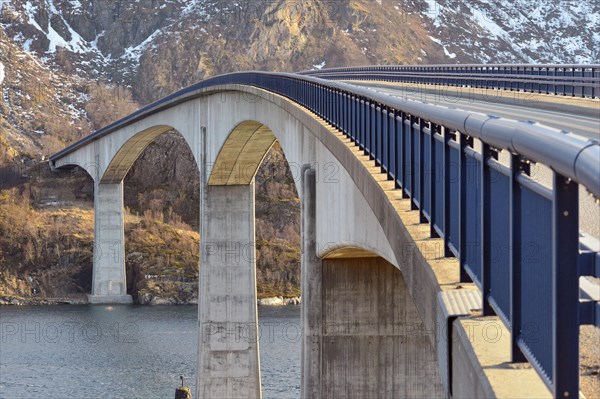 Concrete bridge spanning the Raftsund