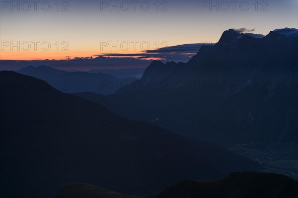 Mt Zugspitze in the morning light